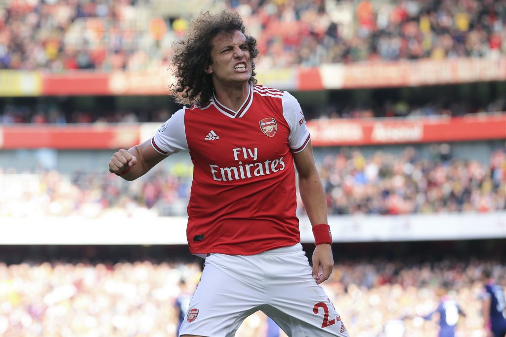 Luiz Celebrate Arsenal